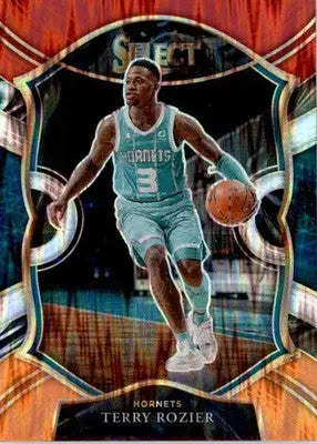 Terry Rozier - 2020-21 Panini Select - #4 - Red White Orange Flash Basketball - Basketball Card Single