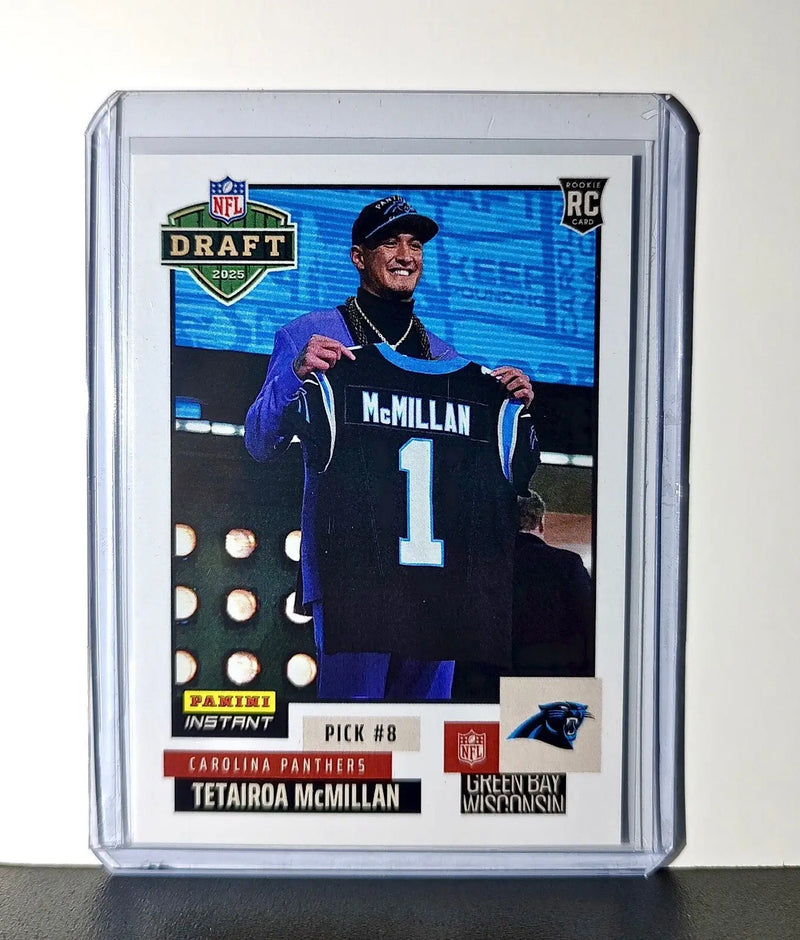 Tetairoa McMillan Rookie 2025 NFL Draft #9 Football Carolina Panthers 1 of 1206 - Football Card Single