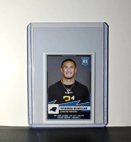 Tetairoa McMillan Rookie 2025 Panini NFL #448 Sticker Panthers