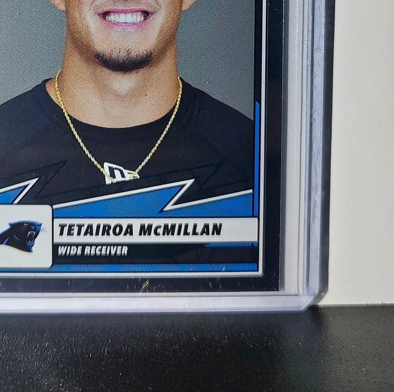 Tetairoa McMillan Rookie 2025 Panini NFL #75 Foil Sticker Card Carolina Panthers - Football Card Single