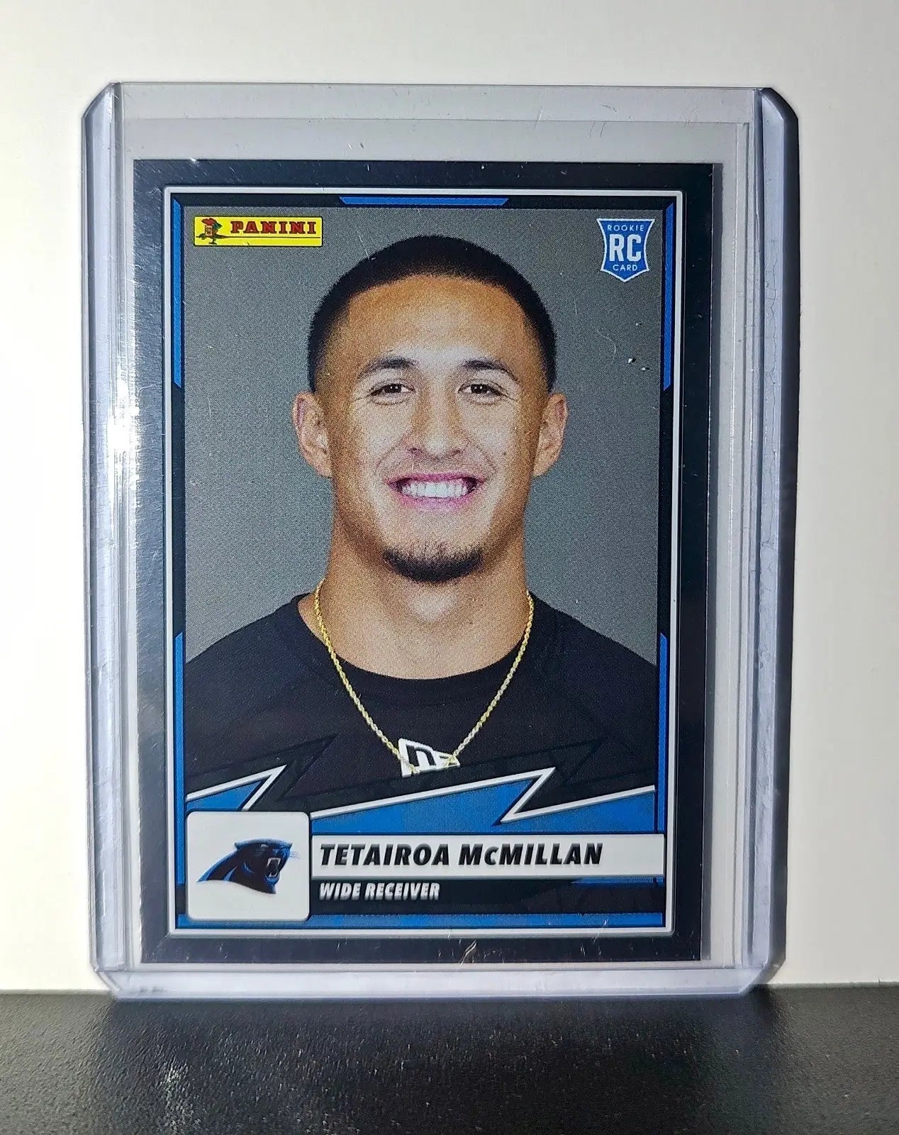 Tetairoa McMillan Rookie 2025 Panini NFL #75 Foil Sticker Card Carolina Panthers - Football Card Single