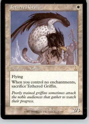 Tethered Griffin - Urza’s Destiny - 21 - LP Magic: The Gathering - Magic Card Single