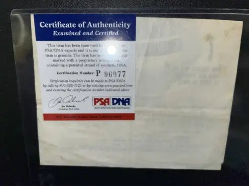 Tex Schramm Inscribed Auto 1967 NFL Dallas Cowboys Letter Cotton Bowl Game PSA - Sports Memorabilia