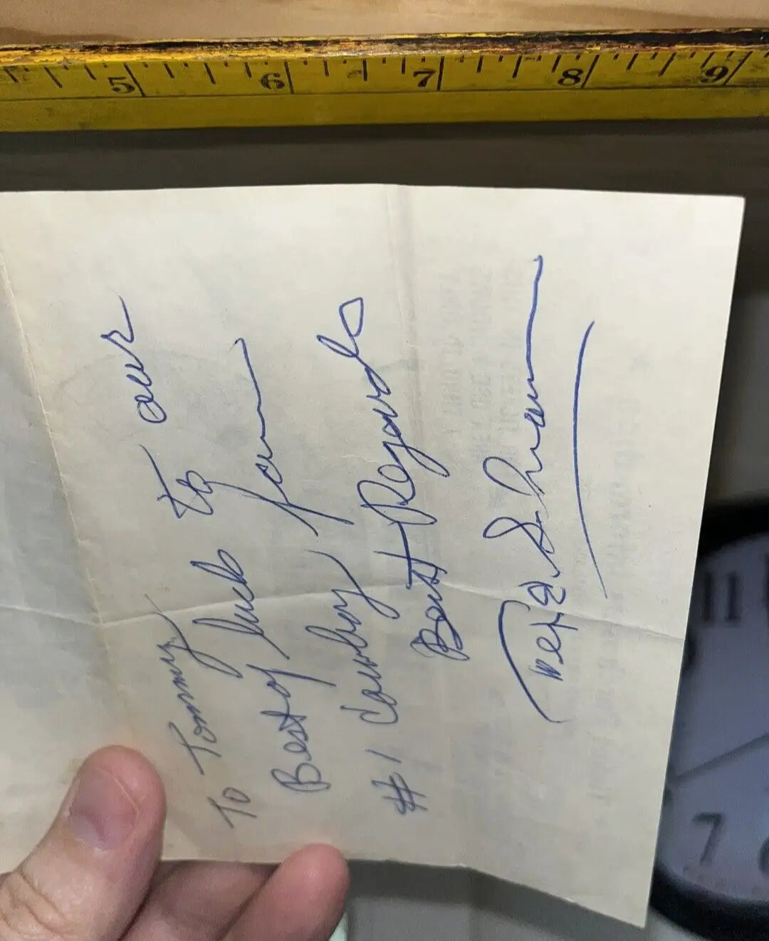 Tex Schramm Inscribed Auto 1967 NFL Dallas Cowboys Letter Cotton Bowl Game PSA - Sports Memorabilia