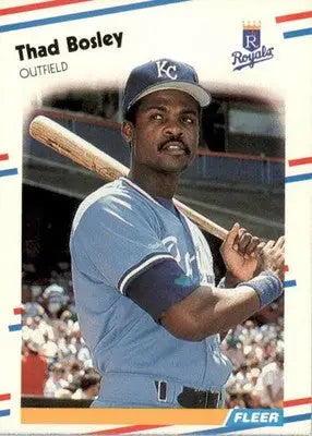 Thad Bosley - 1988 Fleer - #253 - Baseball - Baseball Card Single