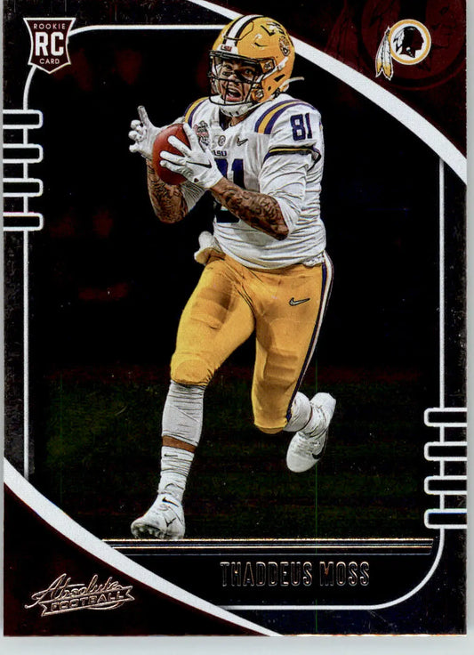 Thaddeus Moss - 2020 Panini Absolute - #191 - Retail RC Football - Football Card Single