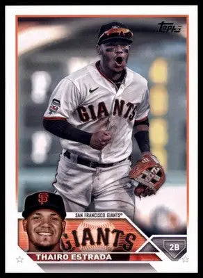 Thairo Estrada 2023 Topps #560 San Francisco Giants - Baseball Card Single