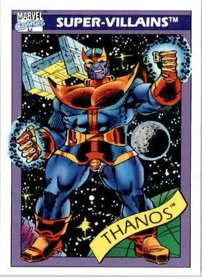 Thanos - 1990 Impel Marvel Universe - #79 - Non_sport - Non-Sports Card Single