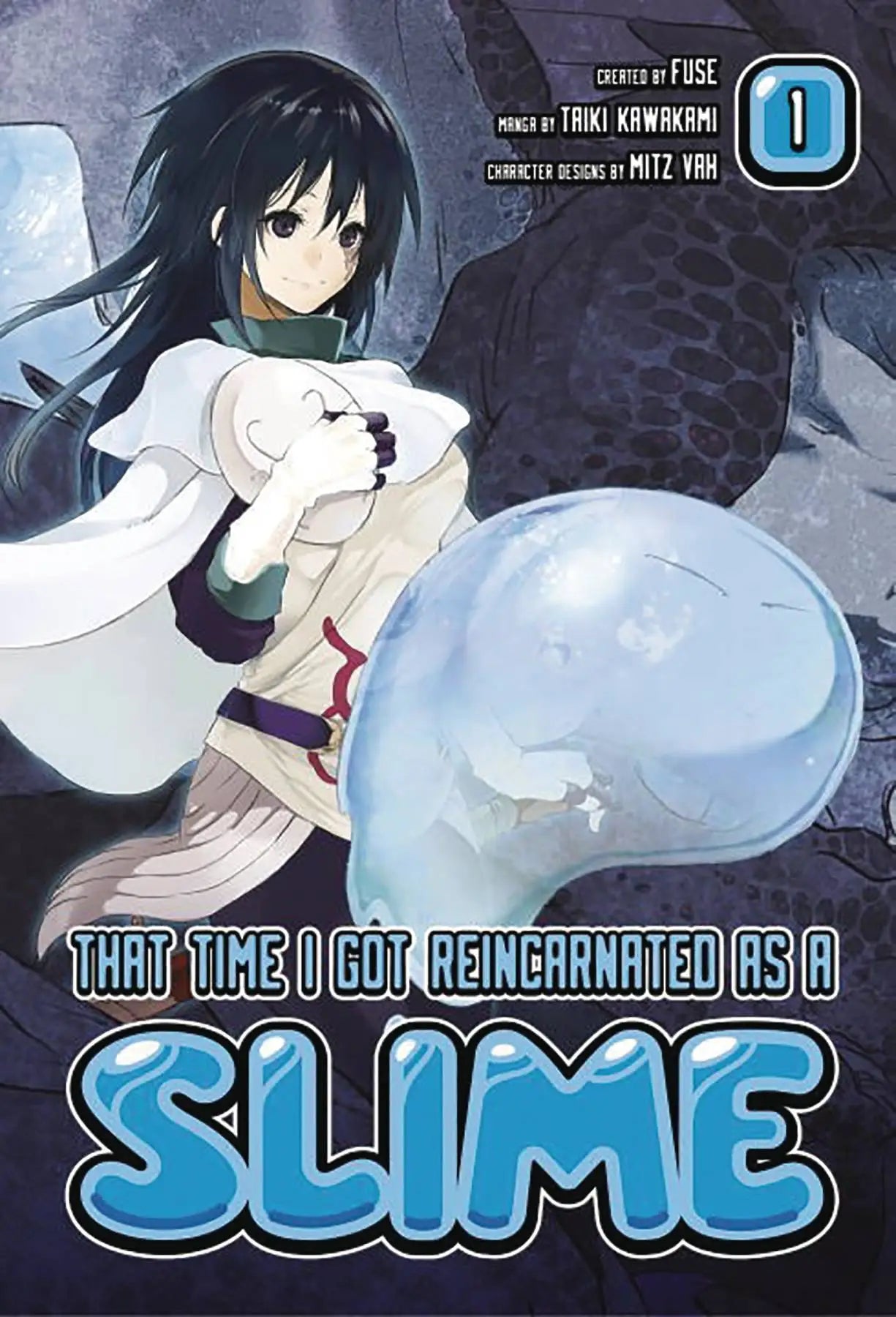 Manga cover featuring a female character and a blue slime from THAT TIME GOT REINCARNATED AS SLIME BOX SET