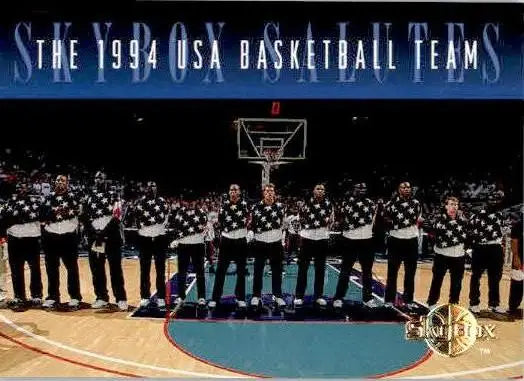 The 1994 USA Basketball Team - 1994-95 SkyBox Premium - #198 - Basketball - Basketball Card Single