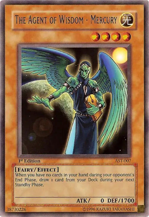 The Agent of Wisdom - Mercury - Ancient Sanctuary - AST-007 - 1st Edition MP - Yu-Gi-Oh! Card Single