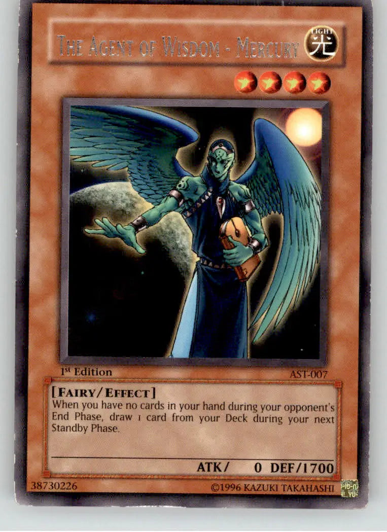 The Agent of Wisdom - Mercury - Ancient Sanctuary - AST-007 - 1st Edition MP - Yu-Gi-Oh! Card Single