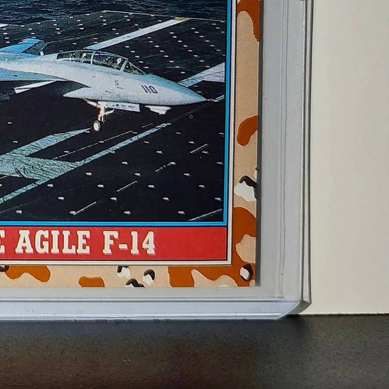 The Agile F-14 1991 Topps Desert Storm #114 Card - Other