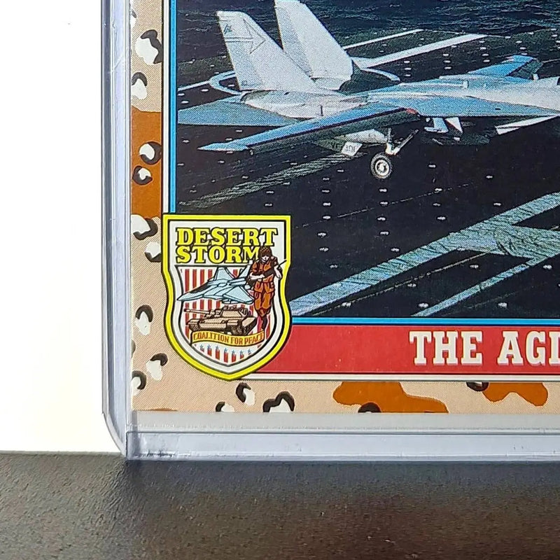 The Agile F-14 1991 Topps Desert Storm #114 Card - Other