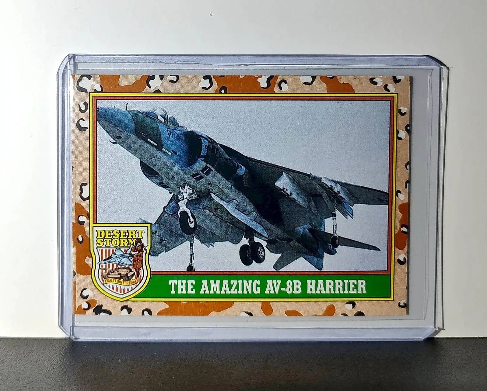 The Amazing AV-8B Harrier 1991 Topps Desert Storm #32 Card