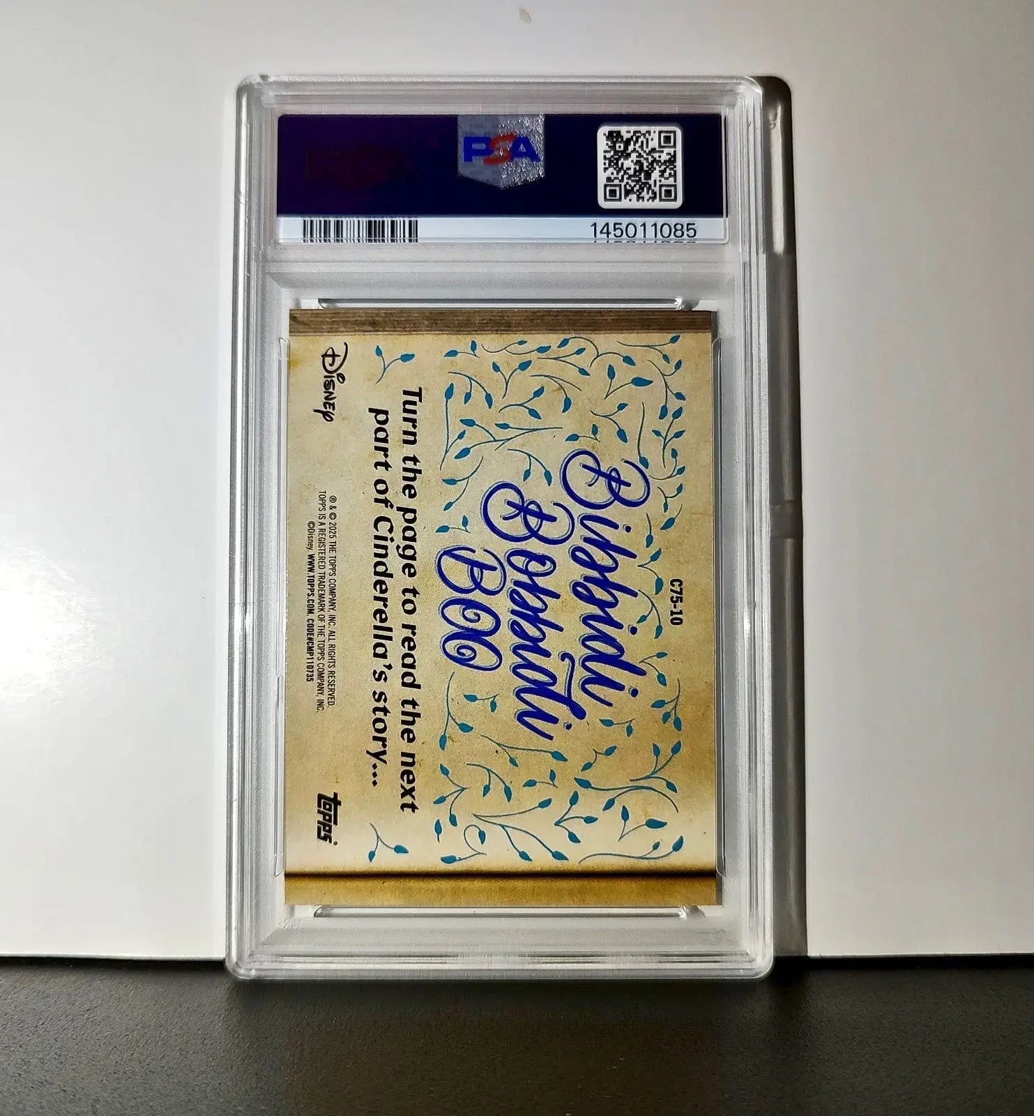 The animals work to create ’Cinderelly’s’ dress 2025 Topps Disney #C75-10 PSA 9 - Non-Sports Card Single