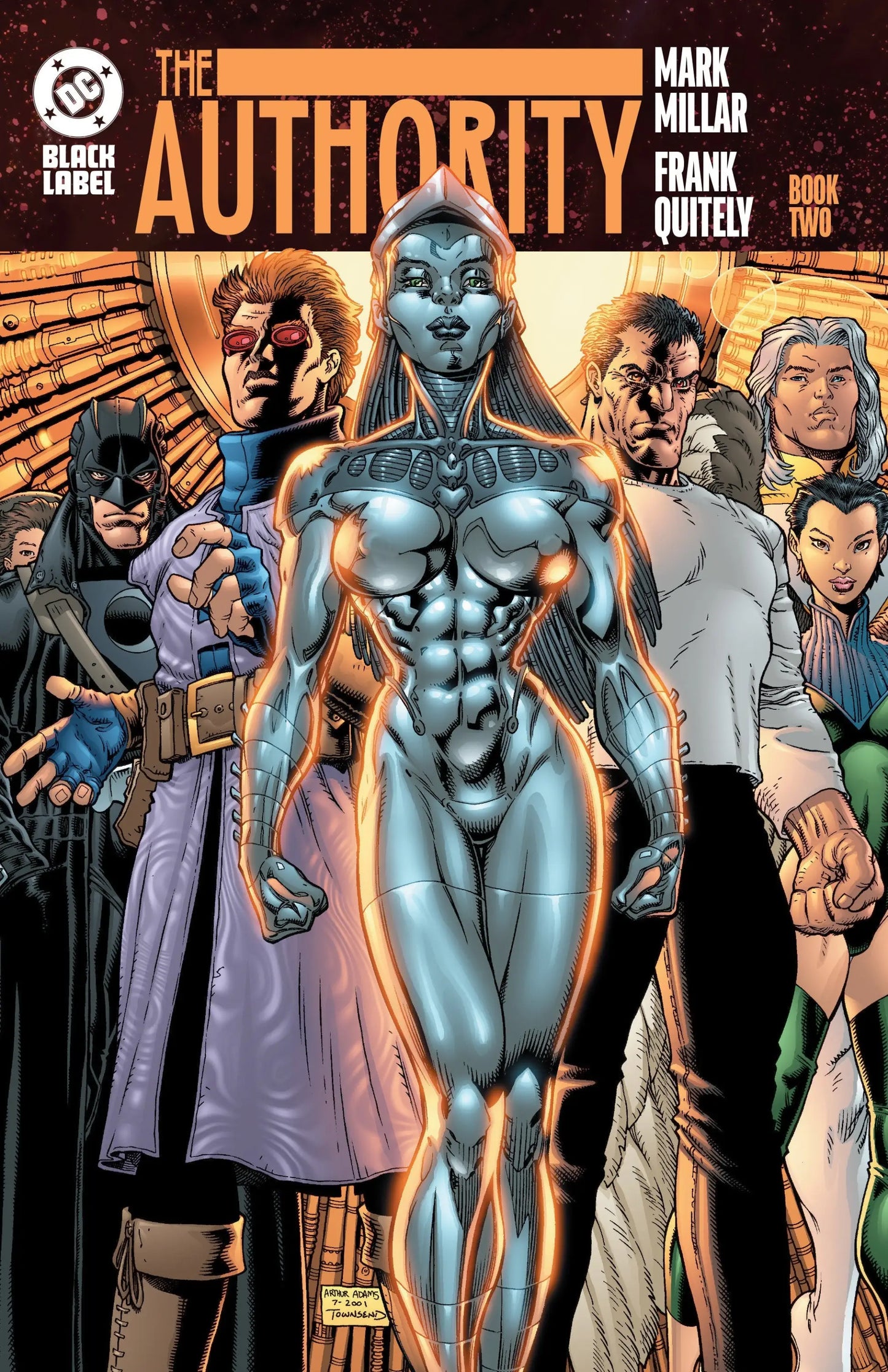 Comic book cover of The Authority Book Two 2025 Edition featuring power brokers