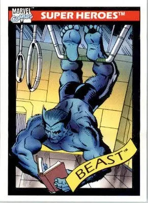 The Beast - 1990 Impel Marvel Universe - #46 - Non_sport - Non-Sports Card Single