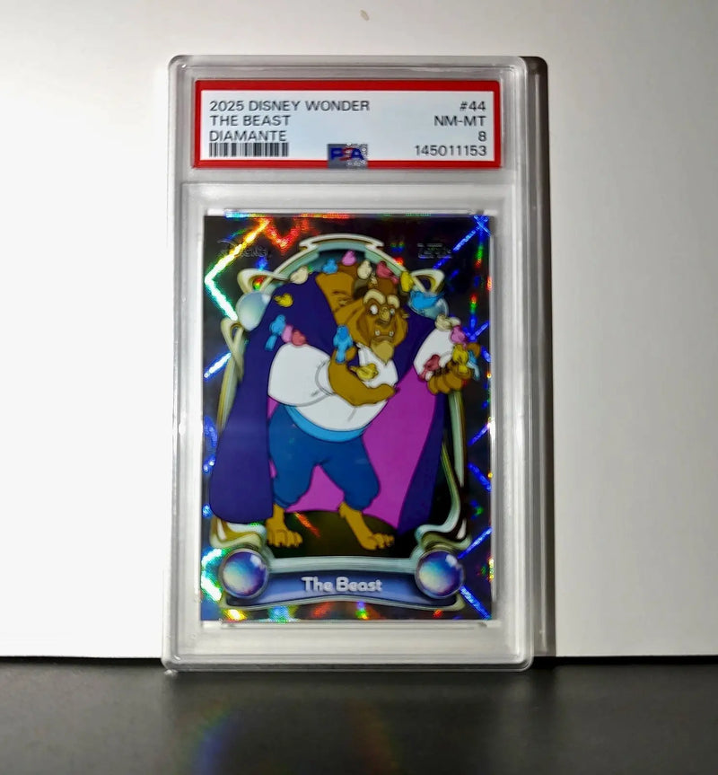 The Beast 2025 Topps Disney #44 Winter Variant Card Beauty and the Beast PSA 8 - Non-Sports Card Single
