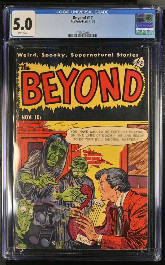 The Beyond #17 (1952) Graded CGC 5.0 VG/FN - Comic Book