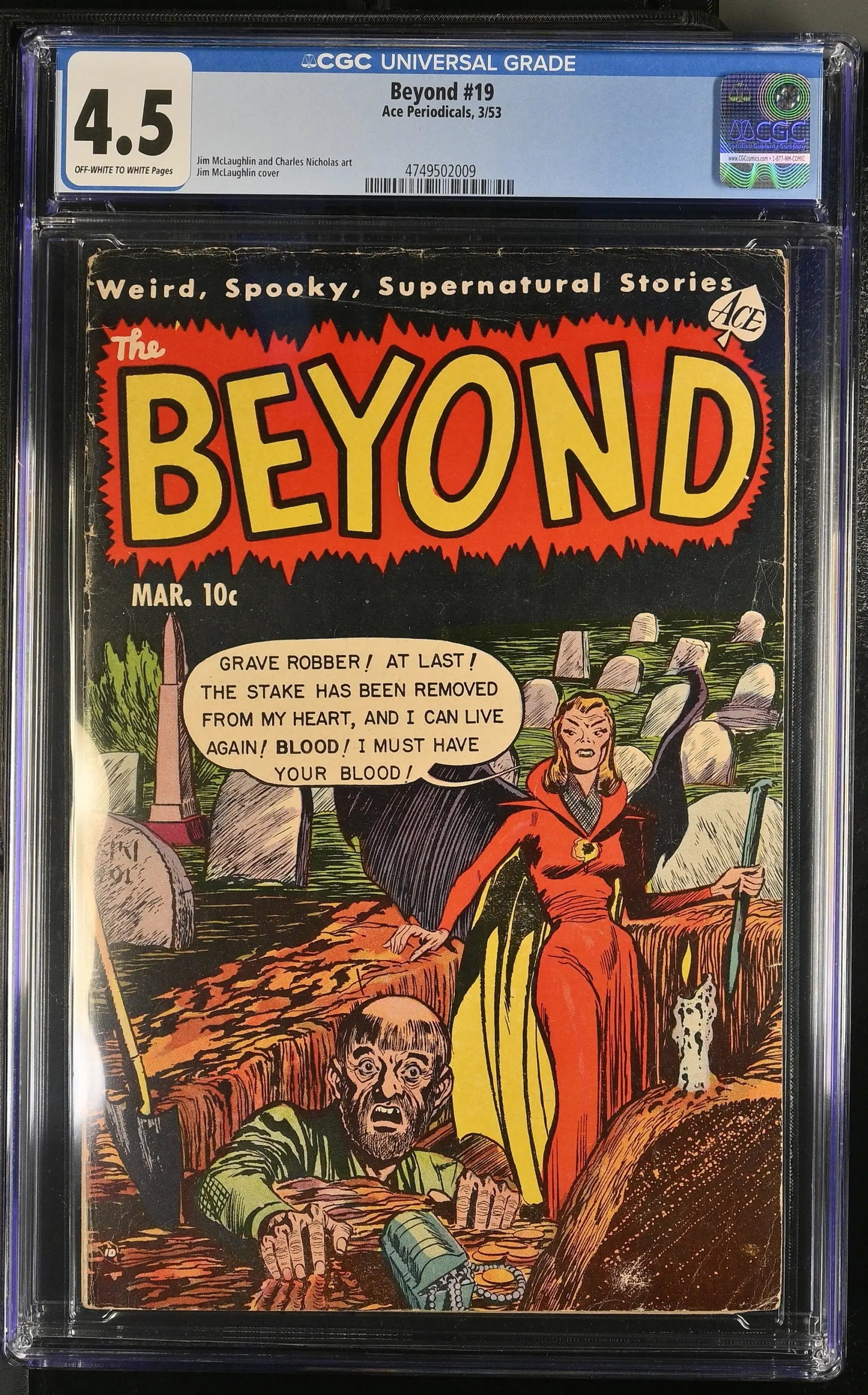 The Beyond #19 (1953) Graded CGC 4.5 VG+ - Back Issues