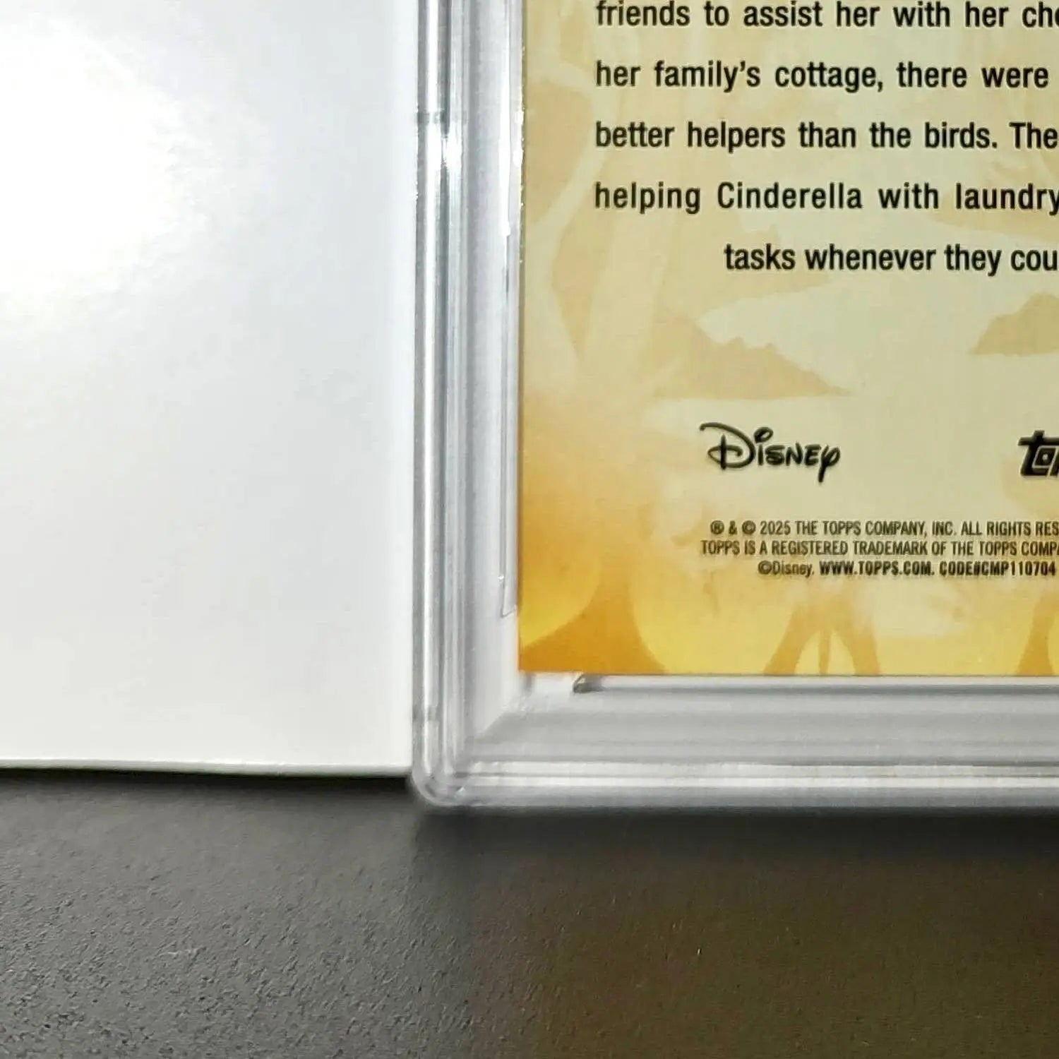 The Birds 2025 Topps Disney #FF-5 Furry Friends Card Cinderella PSA 8 - Non-Sports Card Single