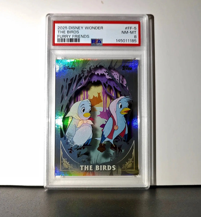 The Birds 2025 Topps Disney #FF-5 Furry Friends Card Cinderella PSA 8 - Non-Sports Card Single
