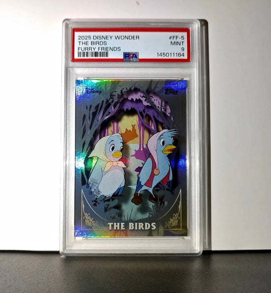 The Birds 2025 Topps Disney #FF-5 Furry Friends Card Cinderella PSA 9 - Non-Sports Card Single