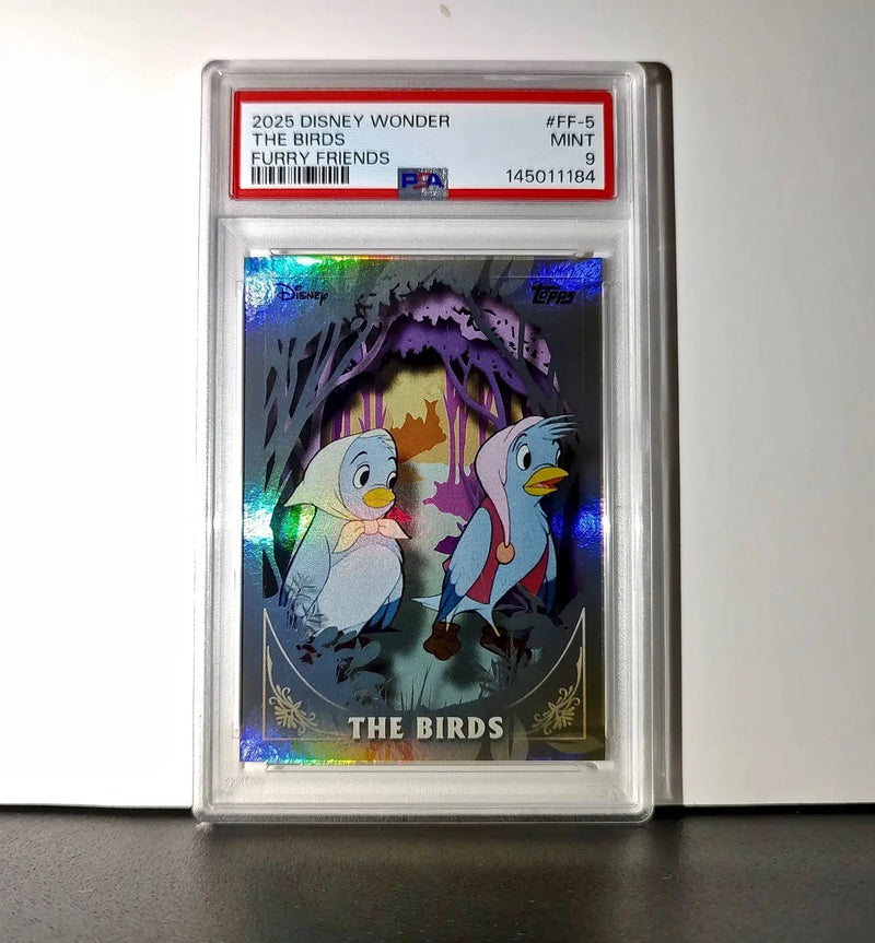 The Birds 2025 Topps Disney #FF-5 Furry Friends Card Cinderella PSA 9 - Non-Sports Card Single