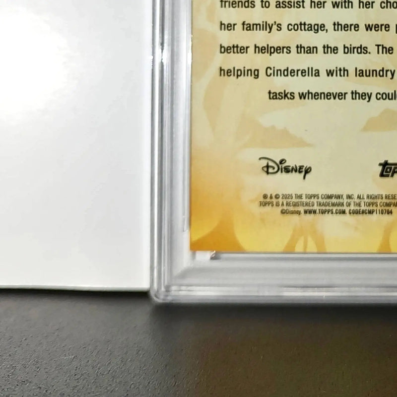 The Birds 2025 Topps Disney #FF-5 Furry Friends Card Cinderella PSA 9 - Non-Sports Card Single