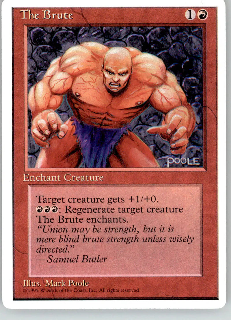The Brute - Fourth Edition ALTERNATE - LP Magic: The Gathering