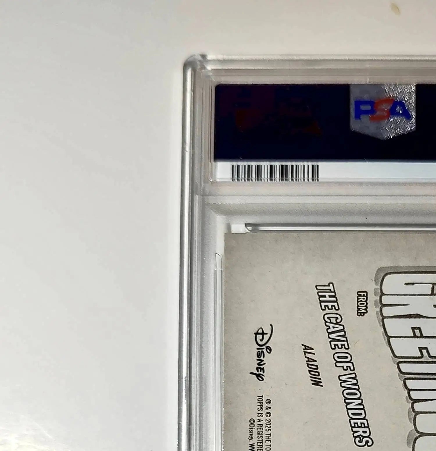 The Cave ofs 2025 Topps Disney #GF-17 Greetings From Card Aladdin PSA 10 - Non-Sports Card Single