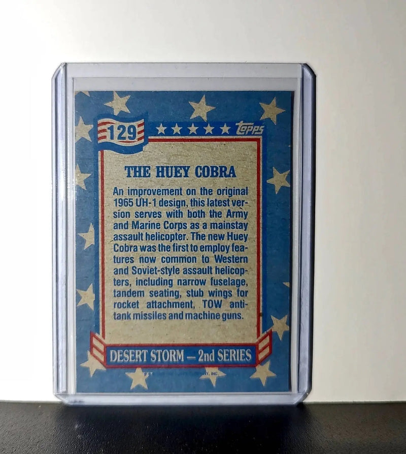 The Cobra 1991 Topps Desert Storm #129 Card
