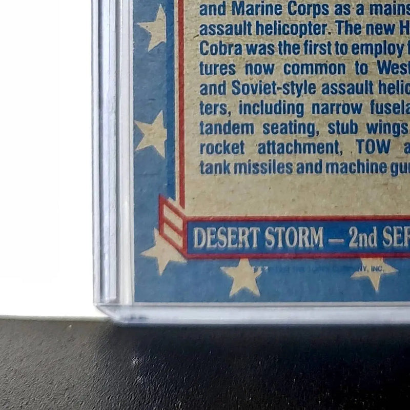 The Cobra 1991 Topps Desert Storm #129 Card