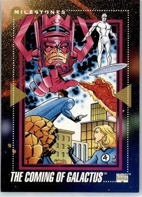 The Coming of Galactus - 1992 Impel Marvel Universe - NM - #196 - Marvel Card Single