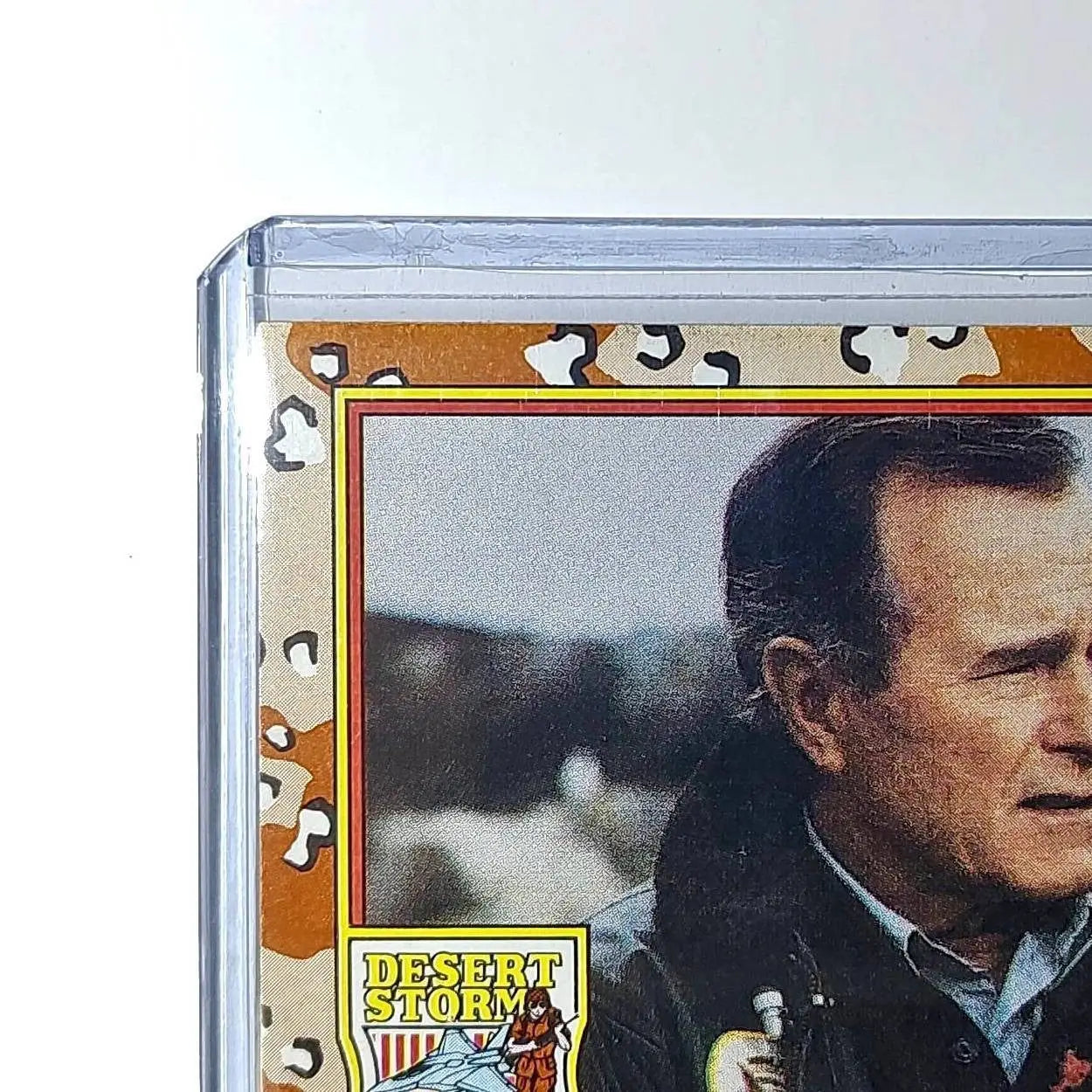 The Commander in Chief 1991 Topps Desert Storm #1 Card - Non-Sports Card Single