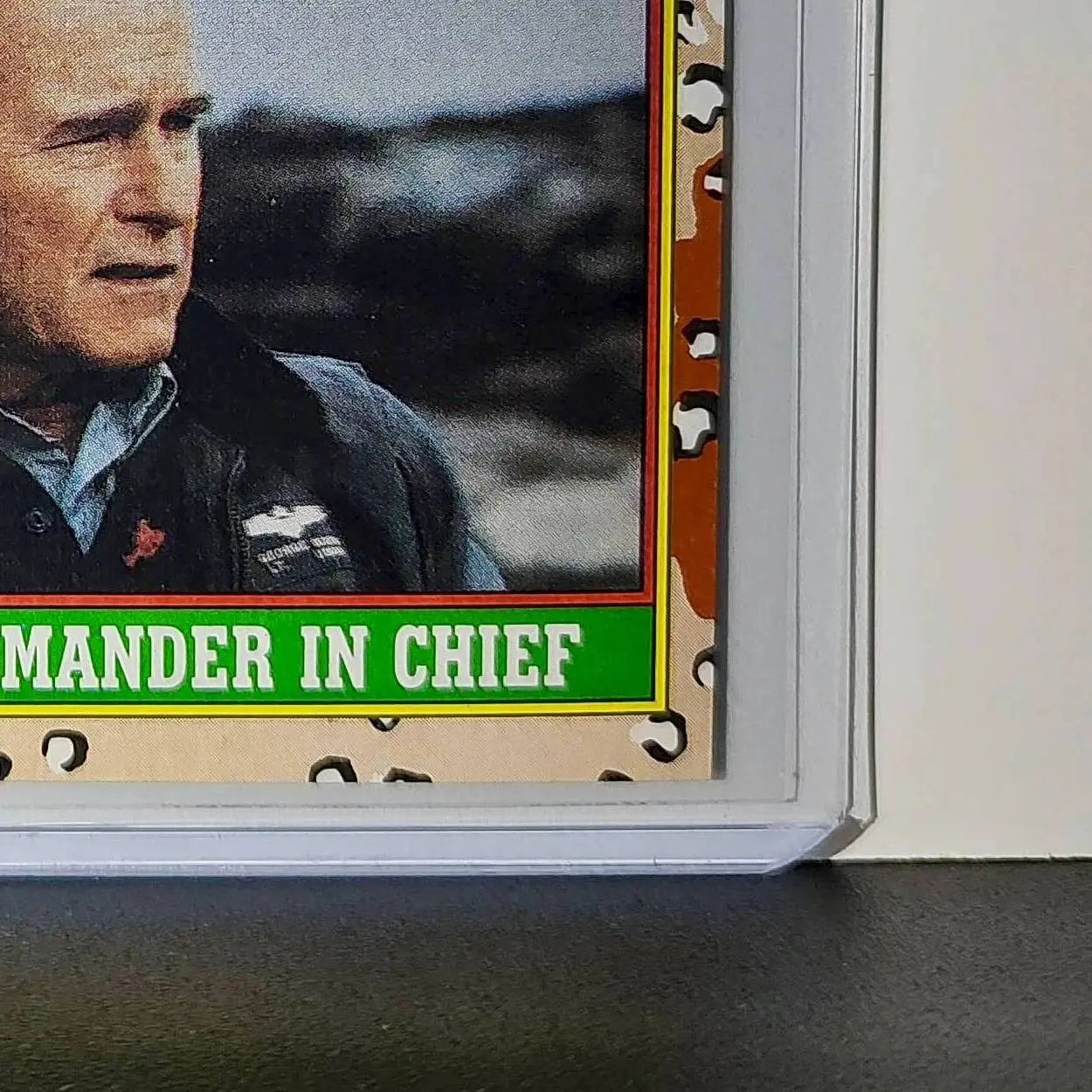 The Commander in Chief 1991 Topps Desert Storm #1 Card - Non-Sports Card Single