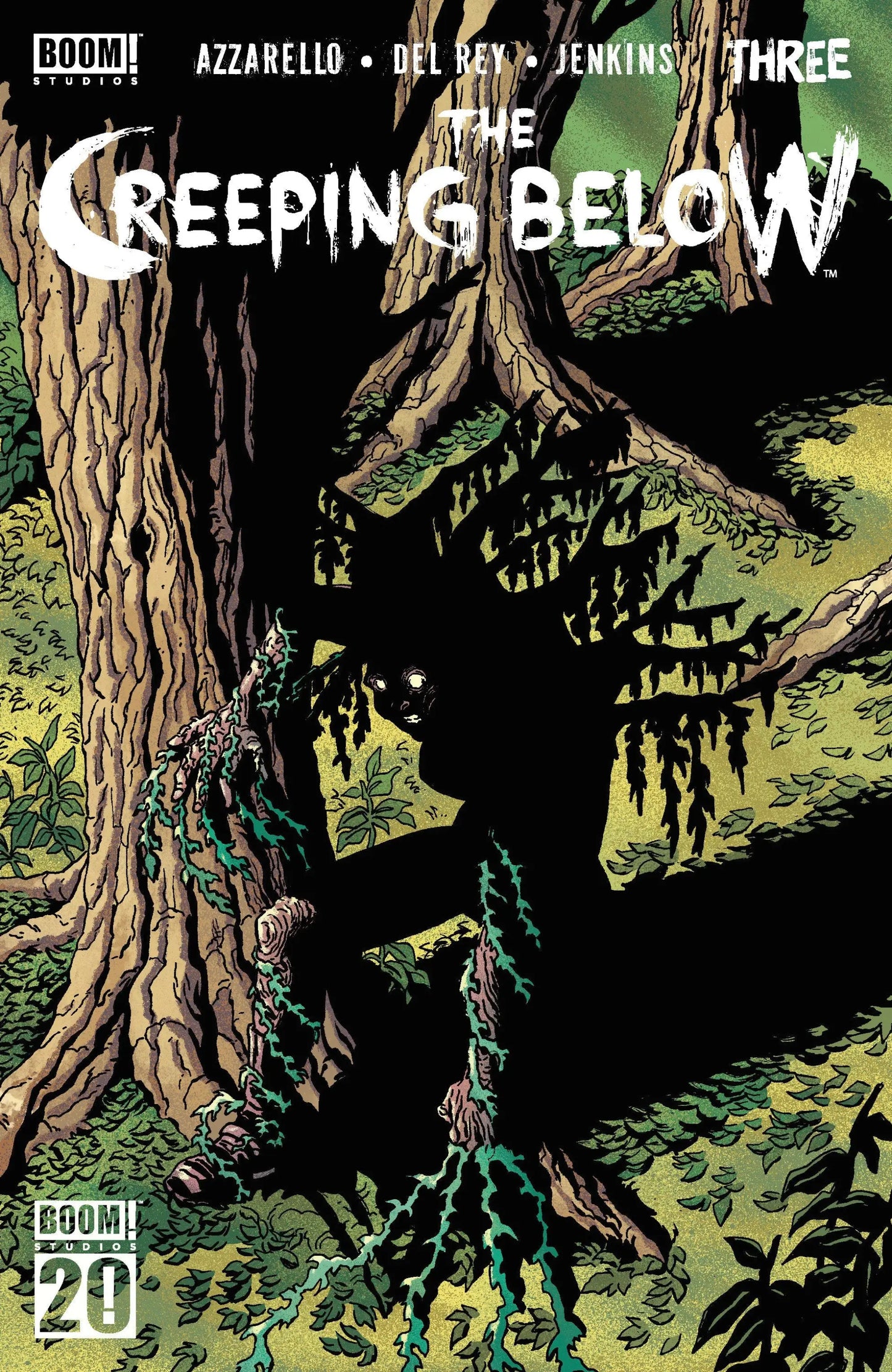 Comic book cover for The Creeping Below #3 B Variant featuring state taxes theme