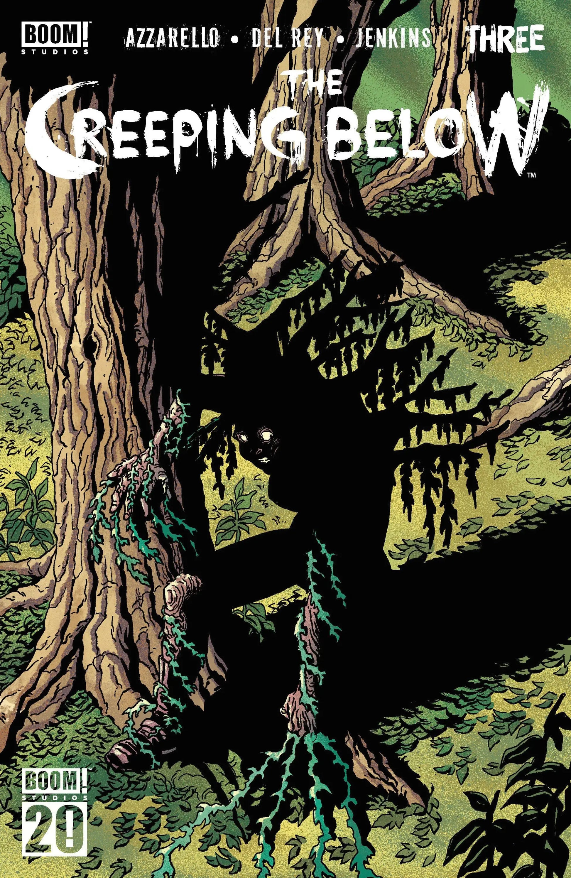 Comic book cover for The Creeping Below #3 B Variant featuring state taxes theme