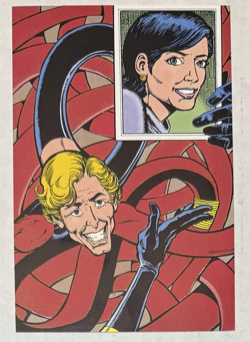 The Elongated Man Postcard Unposted 1984 DC Comics - Entertainment Memorabilia