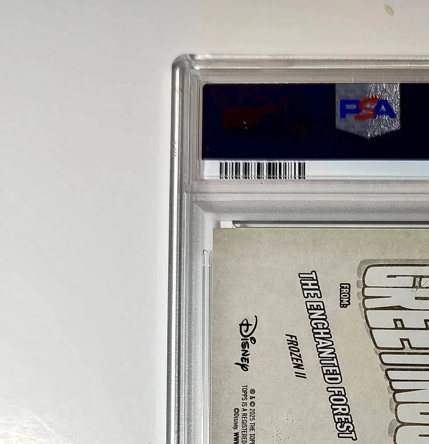 The Enchanted Forest 2025 Topps Disney #GF-18 Greetings From Frozen II PSA 9 - Non-Sports Card Single