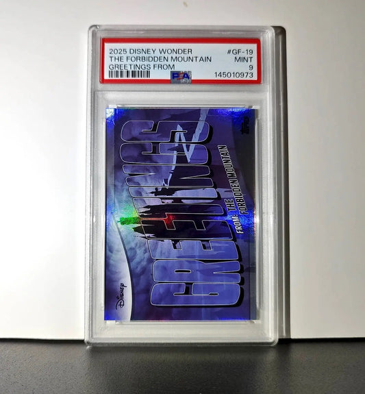 The Forbidden Mountain 2025 Topps Disney #GF-19 Greetings Sleeping Beauty PSA 9 - Non-Sports Card Single
