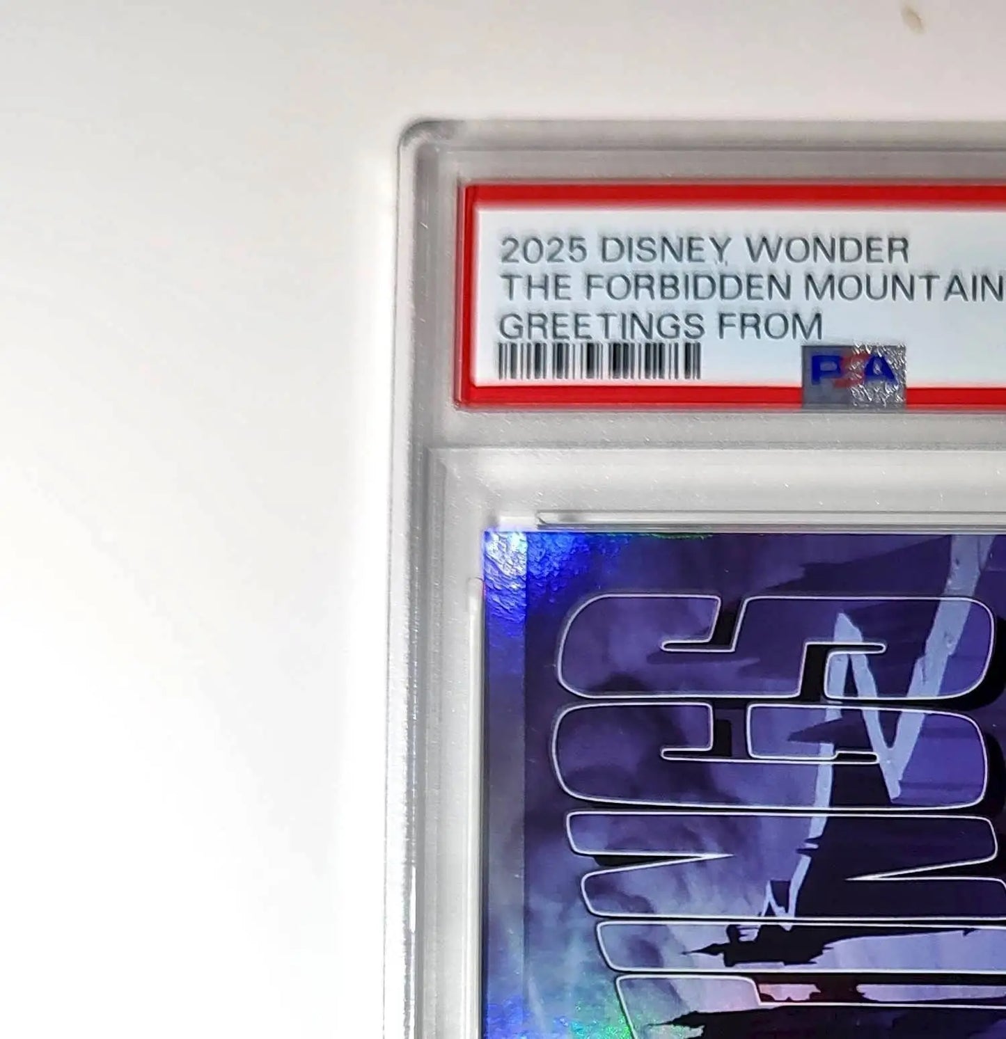 The Forbidden Mountain 2025 Topps Disney #GF-19 Greetings Sleeping Beauty PSA 9 - Non-Sports Card Single