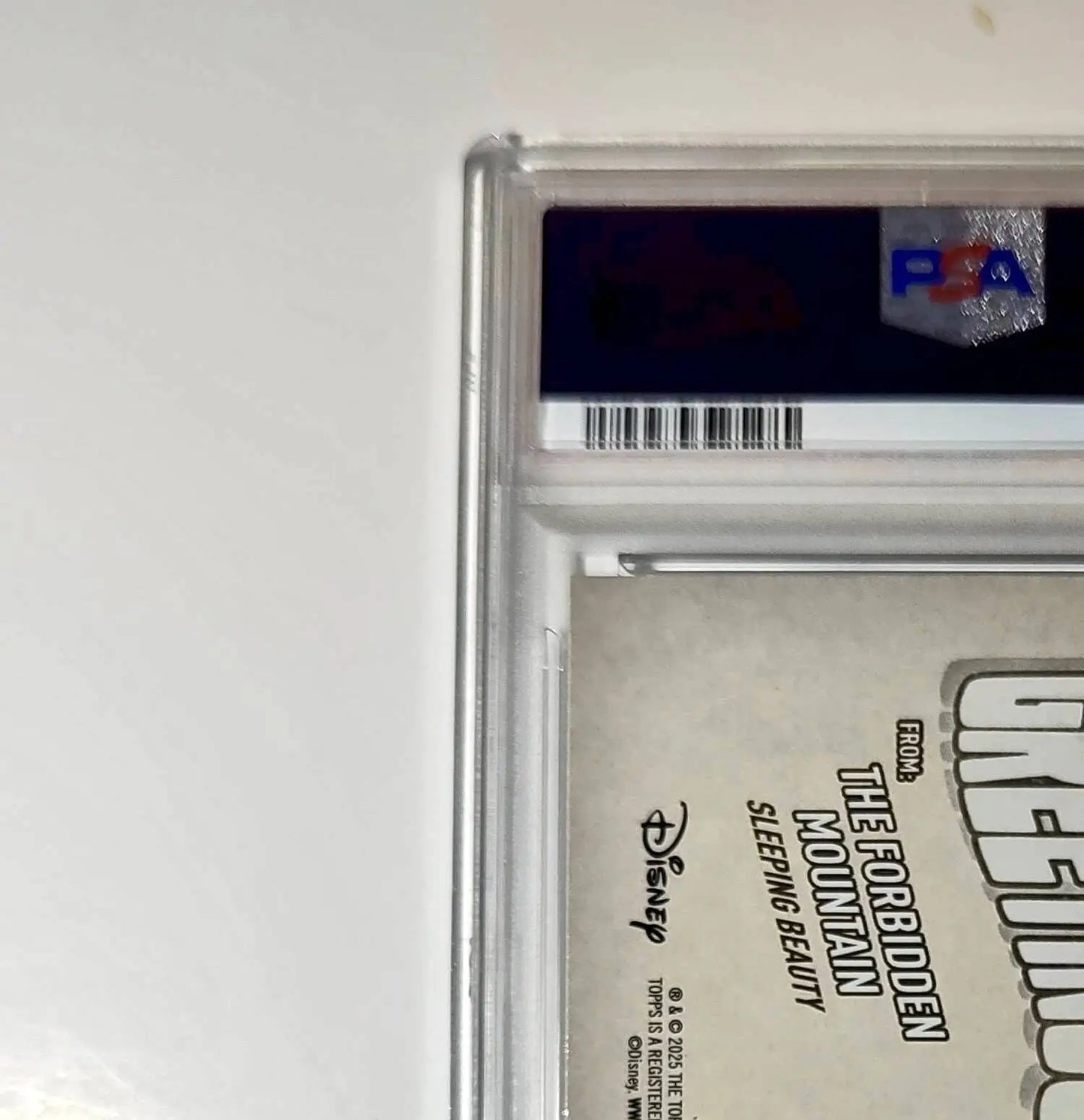 The Forbidden Mountain 2025 Topps Disney #GF-19 Greetings Sleeping Beauty PSA 9 - Non-Sports Card Single