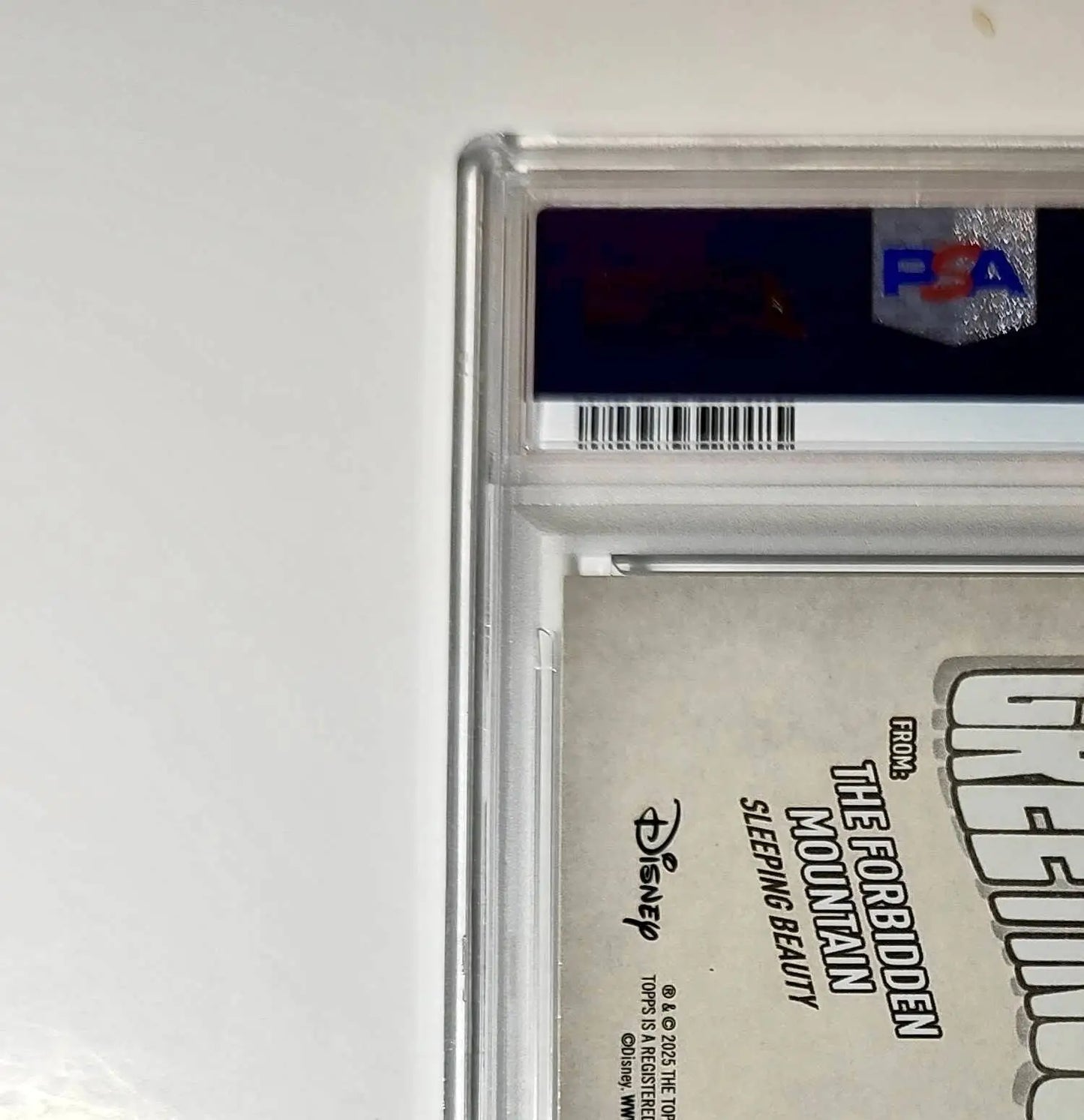 The Forbidden Mountain 2025 Topps Disney #GF-19 Greetings Sleeping Beauty PSA 9 - Non-Sports Card Single
