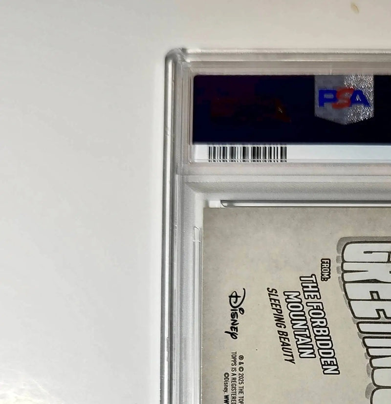 The Forbidden Mountain 2025 Topps Disney #GF-19 Greetings Sleeping Beauty PSA 9 - Non-Sports Card Single