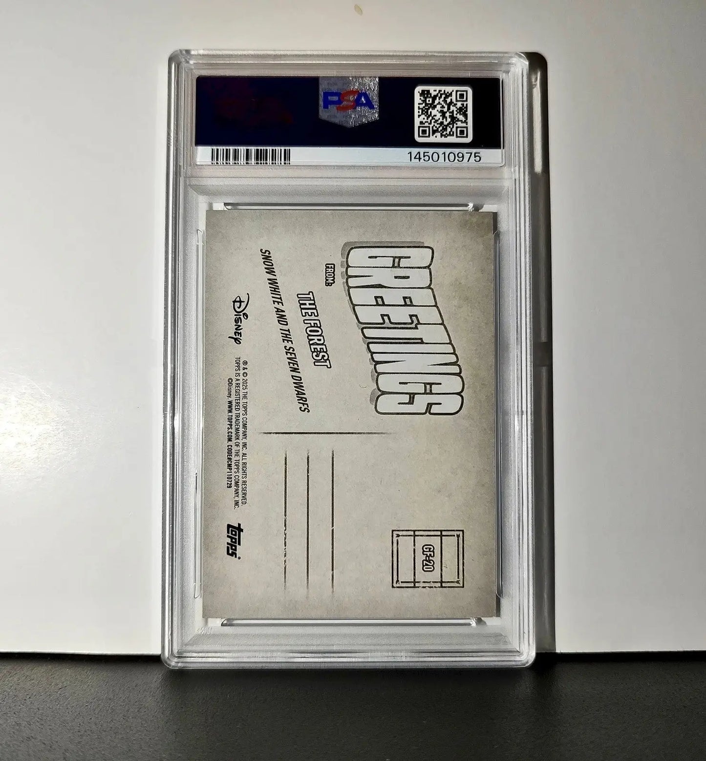 The Forest 2025 Topps Disney #GF-20 Snow White and the Seven Dwarfs PSA 9 - Non-Sports Card Single