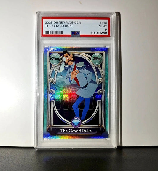 The Grand Duke 2025 Topps Disney Wonder #113 Diamond Card Cinderella PSA 9 - Non-Sports Card Single