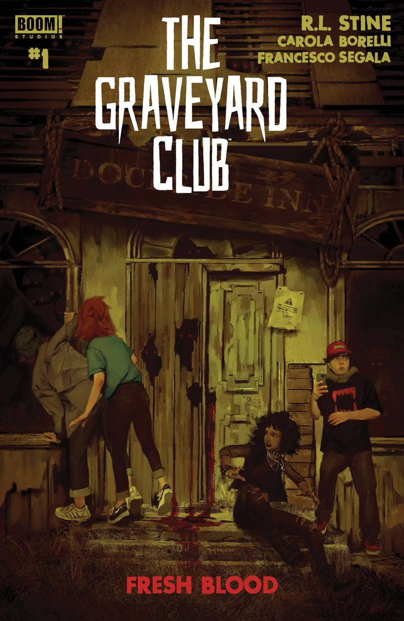 Comic book cover of The Graveyard Club Fresh Blood #1 A Main by Mercado