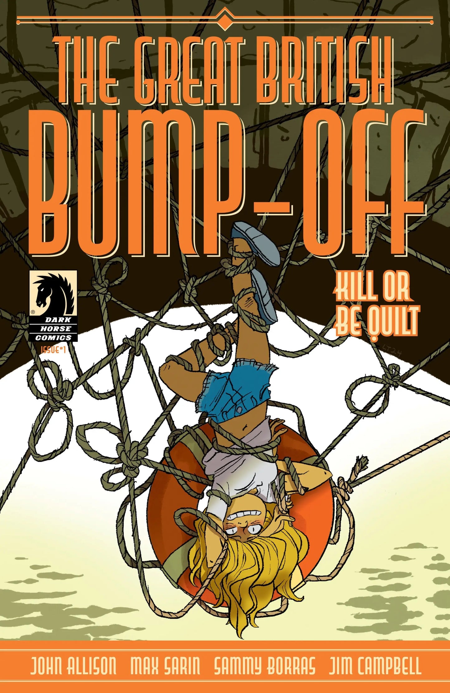 Comic book cover for The Great British Bump-Off Kill Or Be Quilt #1 by Lissa Treiman